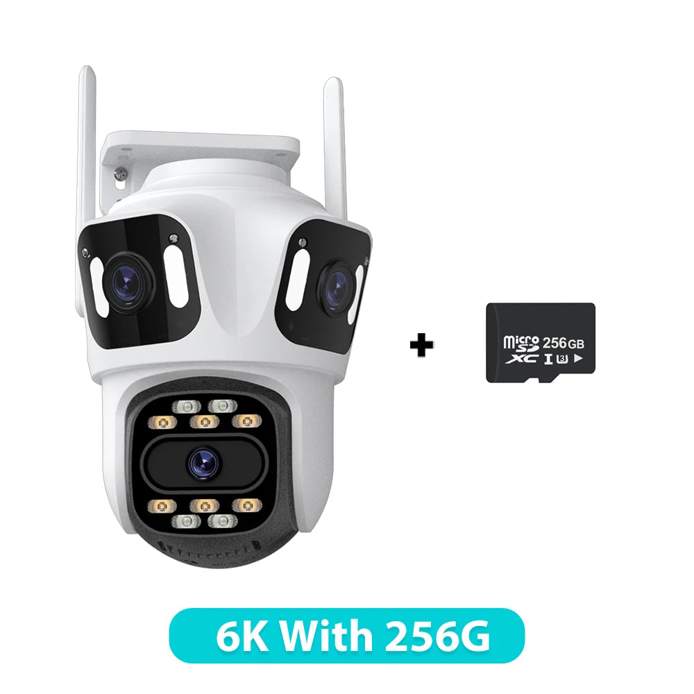 Three Screen WiFi Security Camera