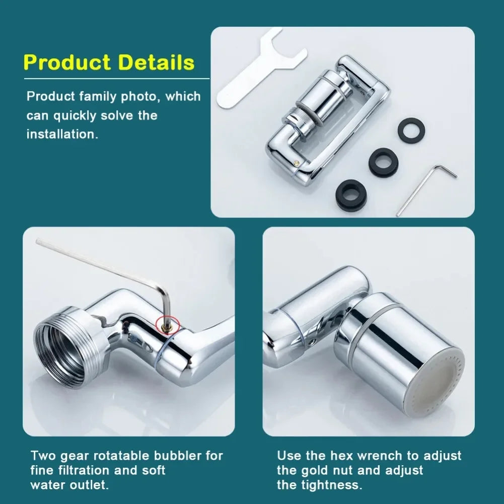 Universal Kitchen Faucet with Rotation