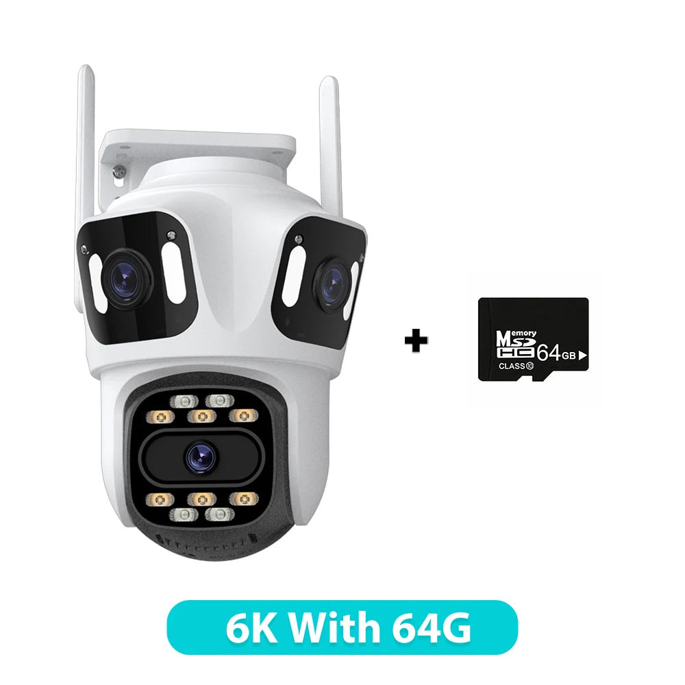 Three Screen WiFi Security Camera