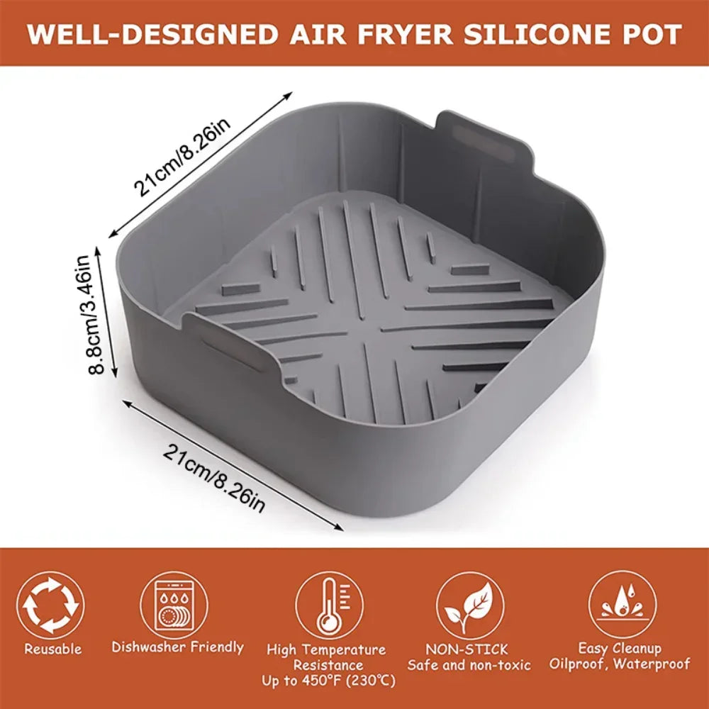 Silicone Air Fryers Liner Basket