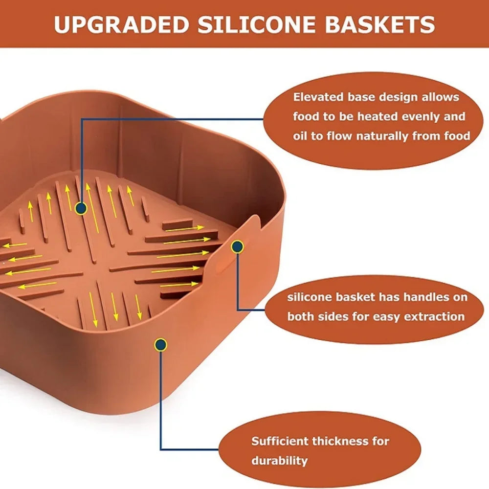 Silicone Air Fryers Liner Basket