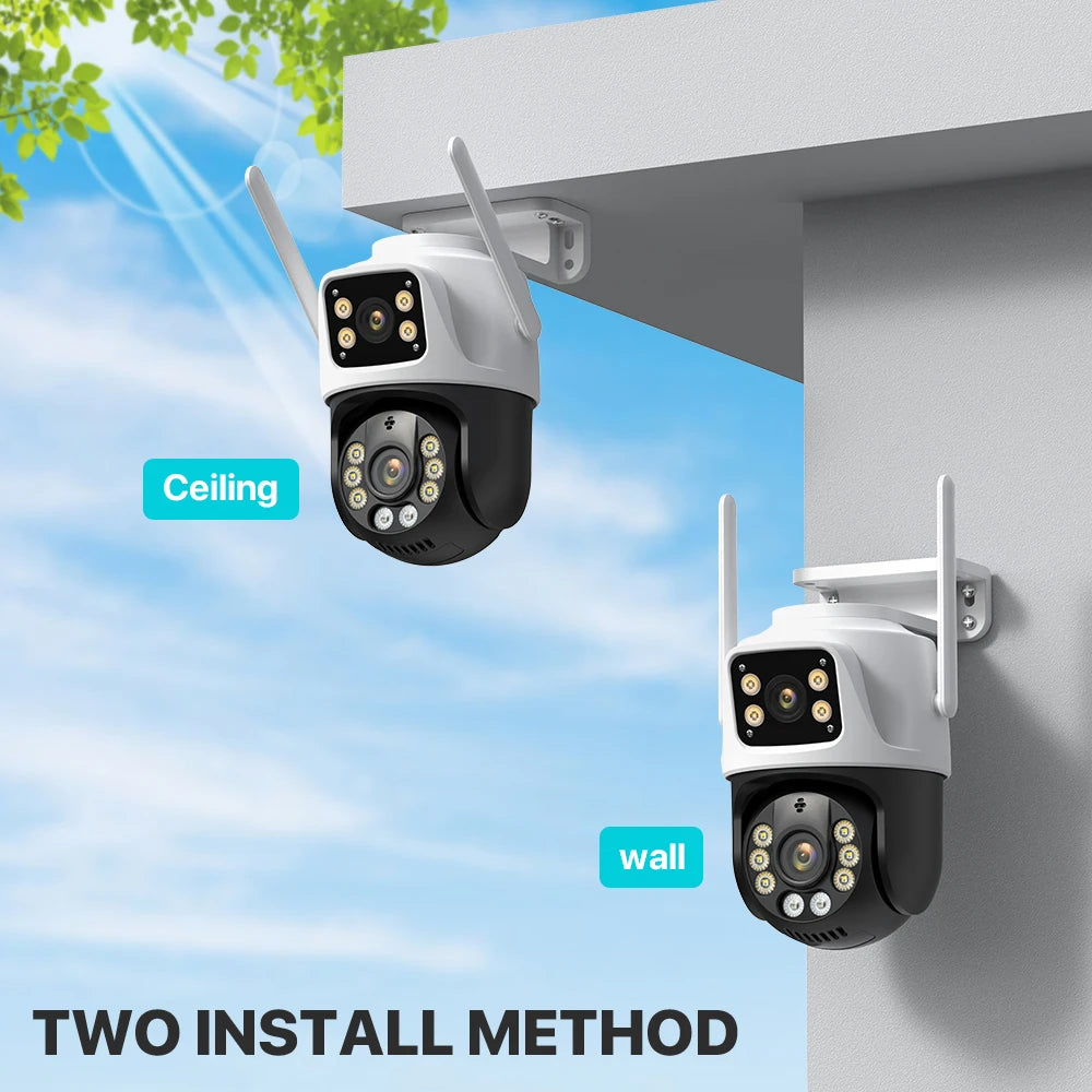 Three Screen WiFi Security Camera