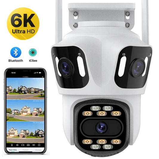 Three Screen WiFi Security Camera